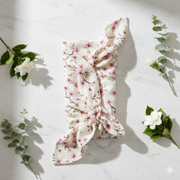 BAUMWOLLTUCH MIT KIRSCHBLÜTEN-PRINT